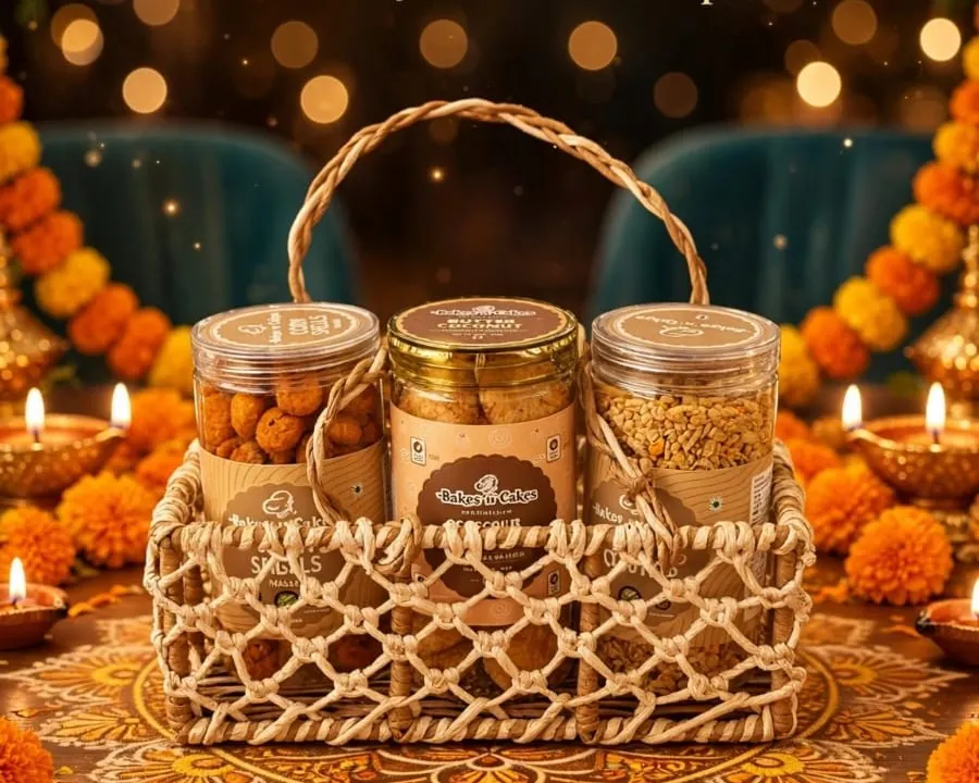 Festive 3-Jar Basket · Macramé