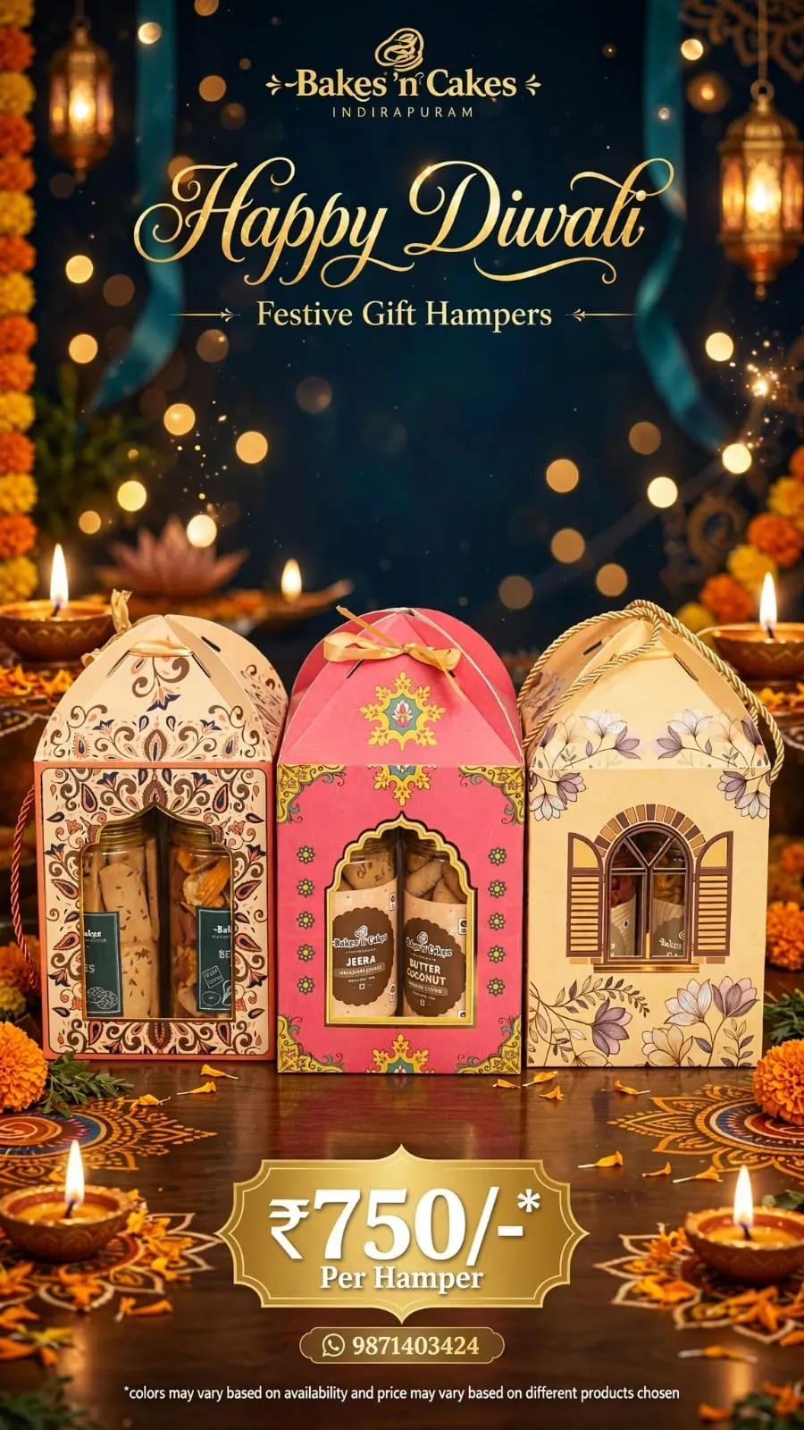 Festive Window Tote Hamper — festive poster