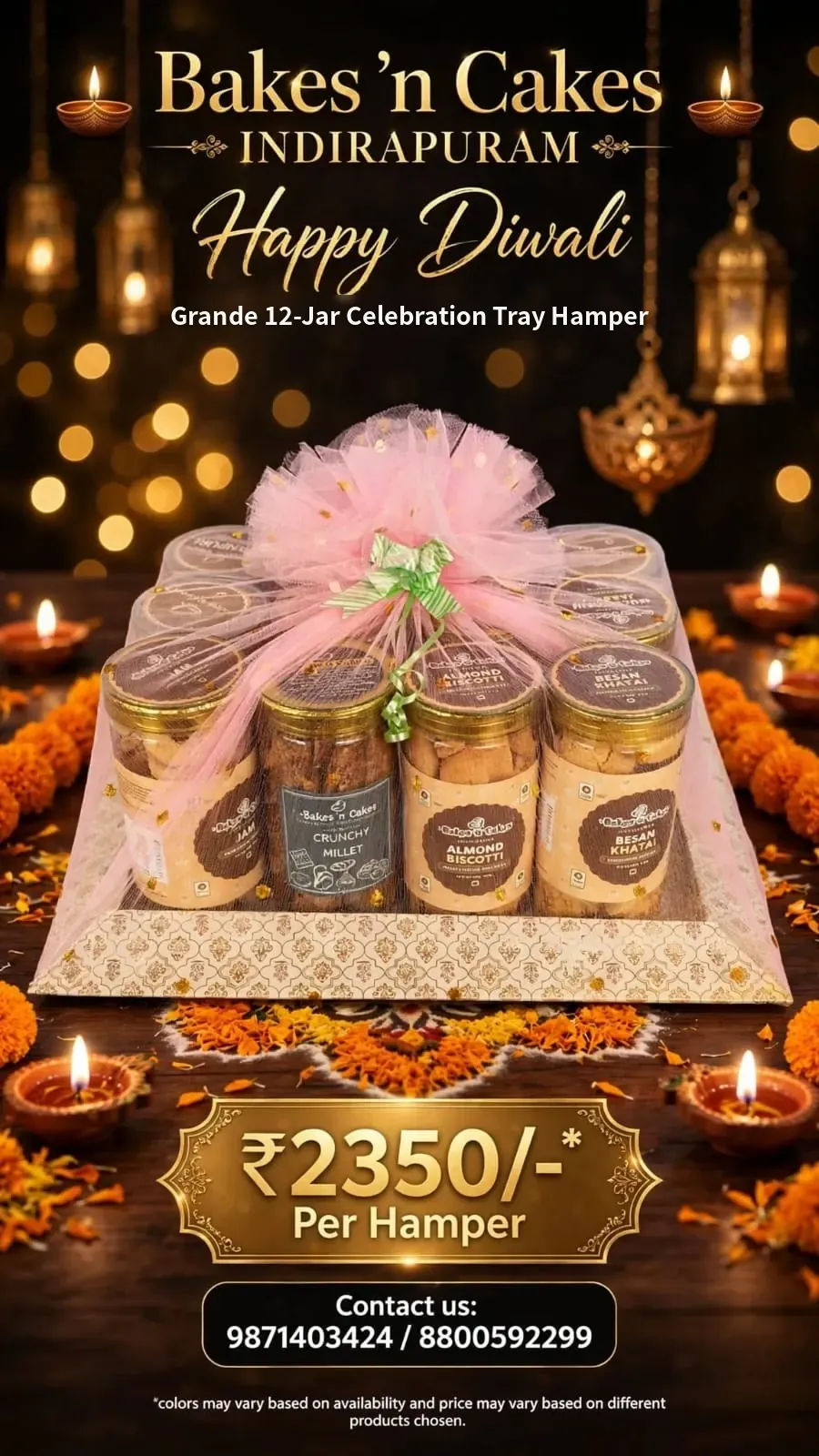 Grande 12-Jar Celebration Tray — festive poster