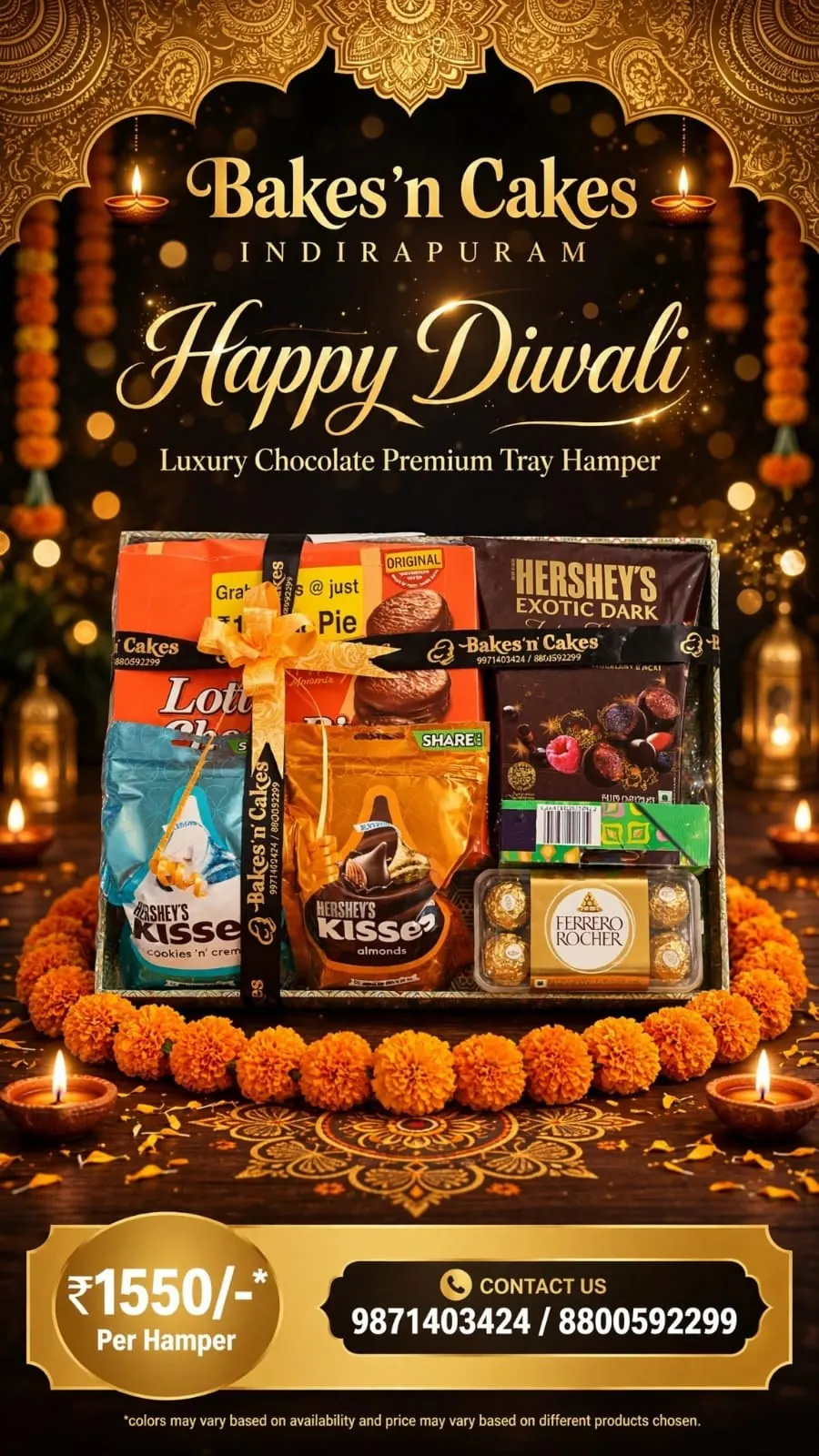 Luxury Chocolate Tray Hamper — festive poster