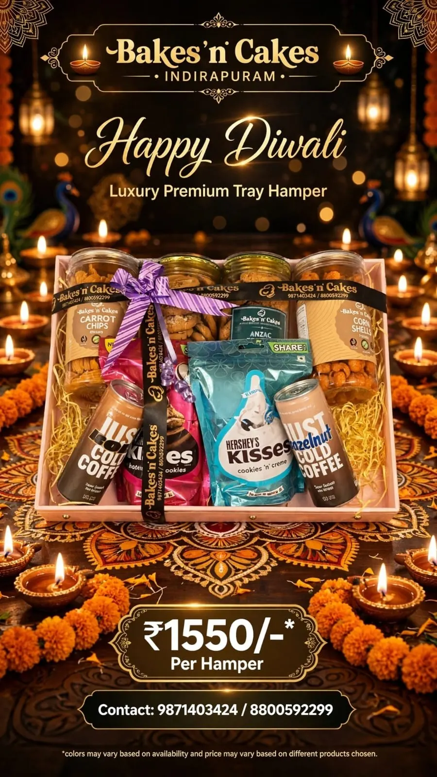 Luxury Premium Tray Hamper — festive poster